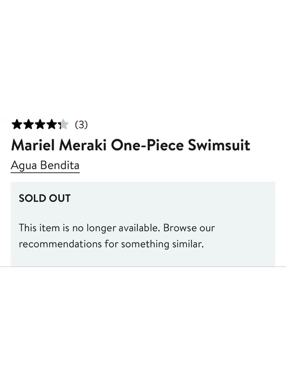 NWT Agua Bendita Meriel Meraki M Floral Print One Piece Reversible Swimsuit - Picture 9 of 10